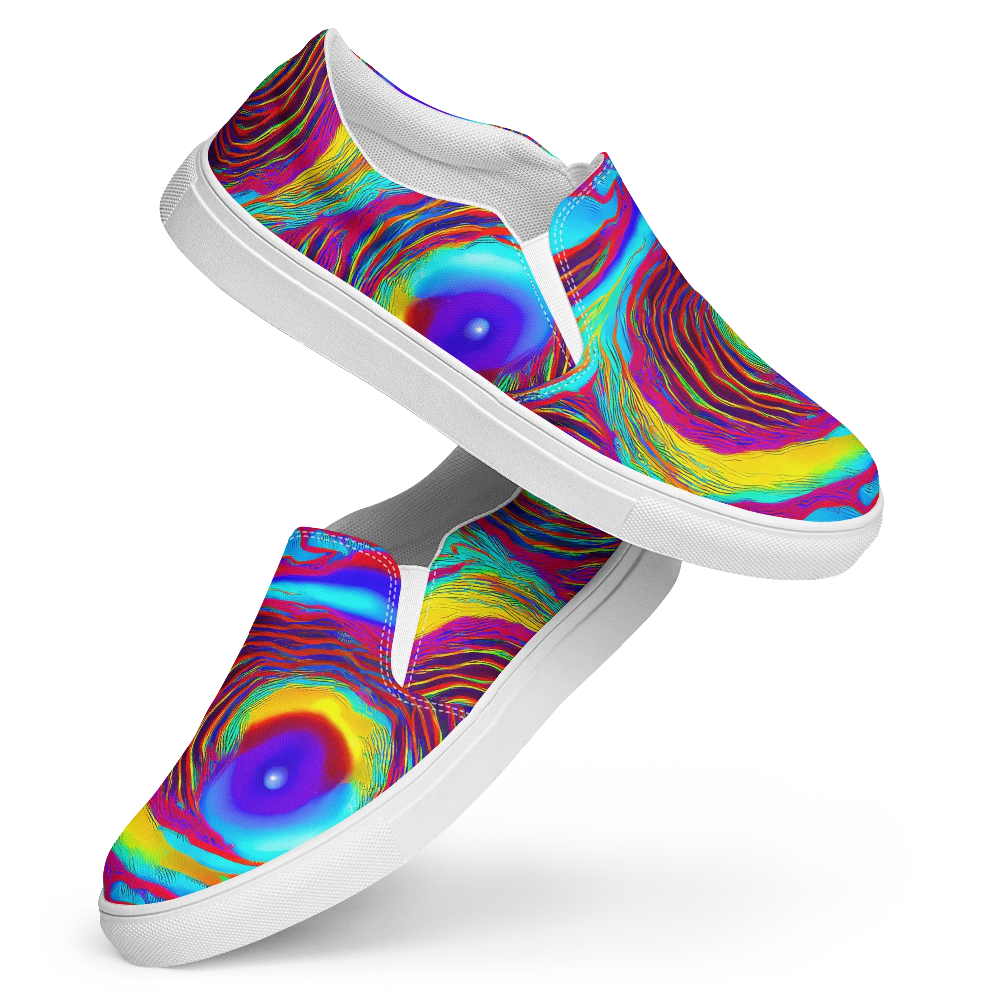 Kapoor Vortex on Women's Slip-On Canvas Shoes — Front