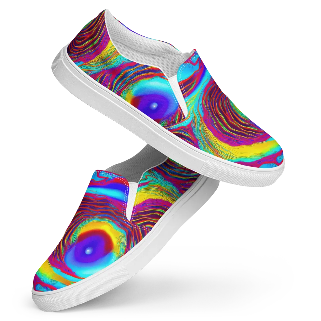 Kapoor Vortex on Women's Slip-On Canvas Shoes — Front