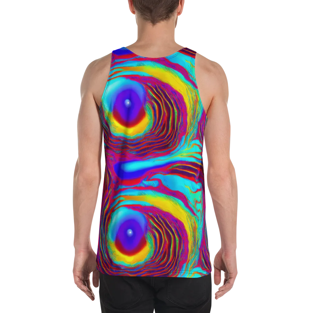 Kapoor Vortex on Men's Tank Top — Back