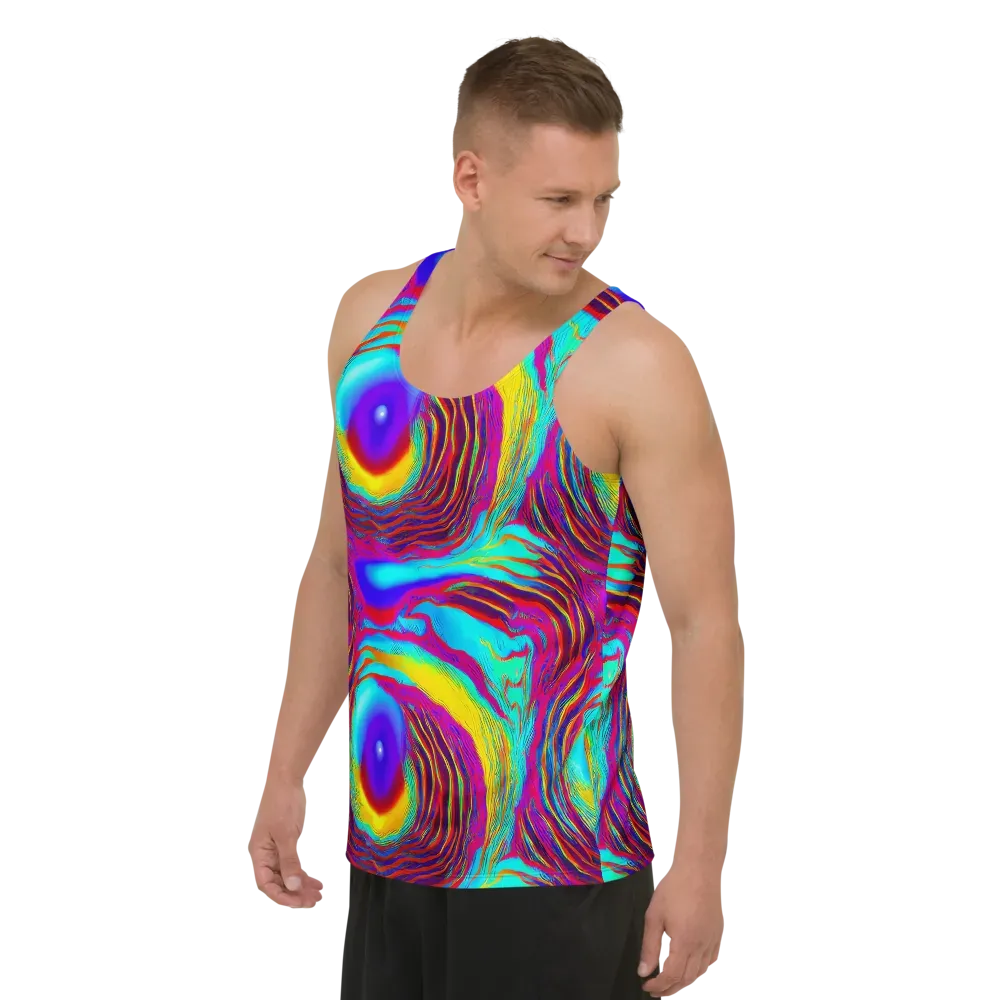 Kapoor Vortex on Men's Tank Top — Left Front