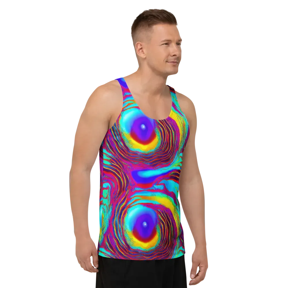 Kapoor Vortex on Men's Tank Top — Right Front
