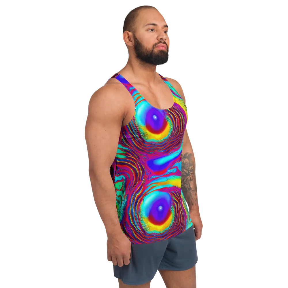 Kapoor Vortex on Men's Tank Top — Right Front