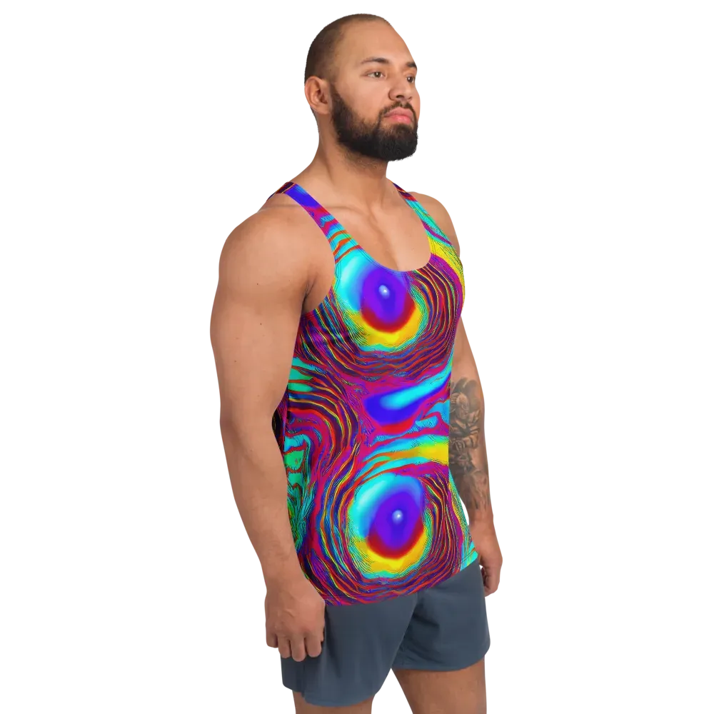 Kapoor Vortex on Men's Tank Top — Right Front