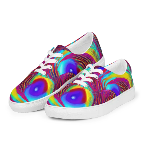 Kapoor Vortex on a Men's Lace-Up Canvas Shoes