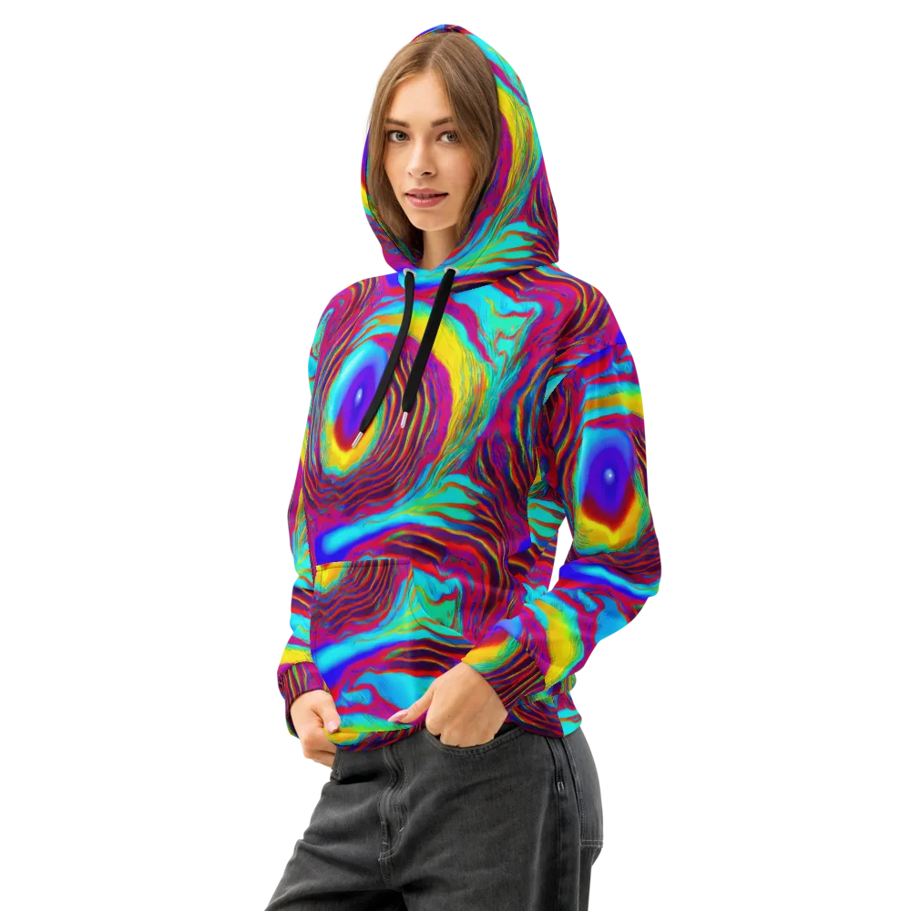 Kapoor Vortex on Cotton Hoodie — Left Front