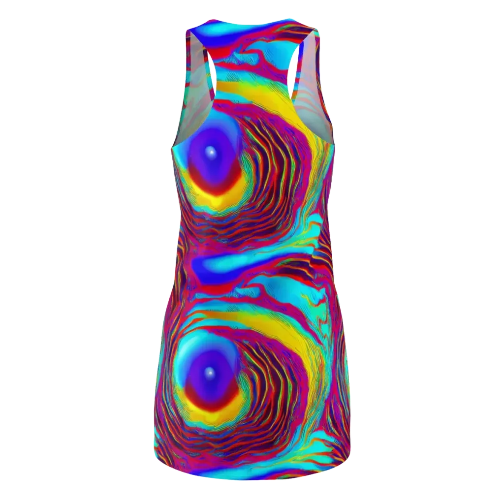 Kapoor Vortex on Racerback Dress — Back