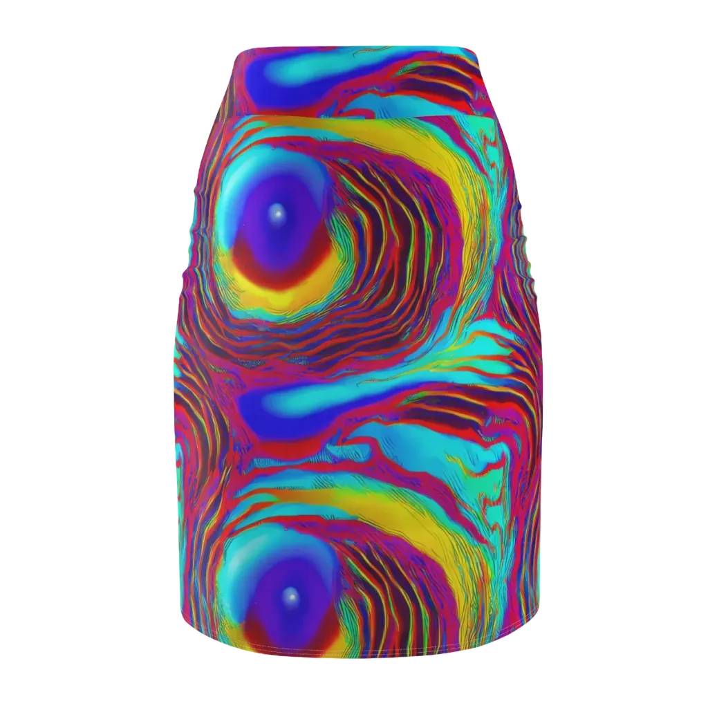Kapoor Vortex on Pencil Skirt — Back