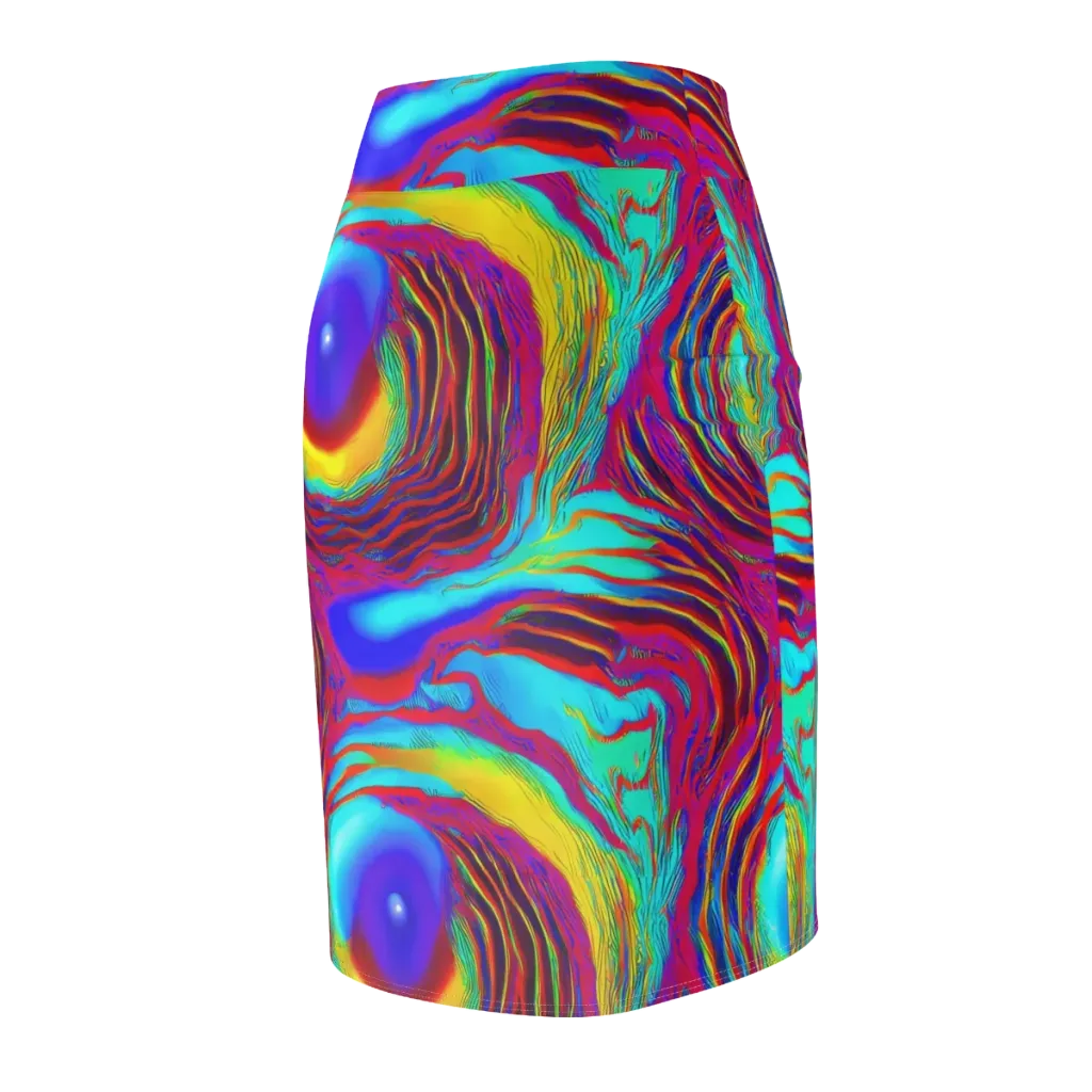 Kapoor Vortex on Pencil Skirt — Back Side