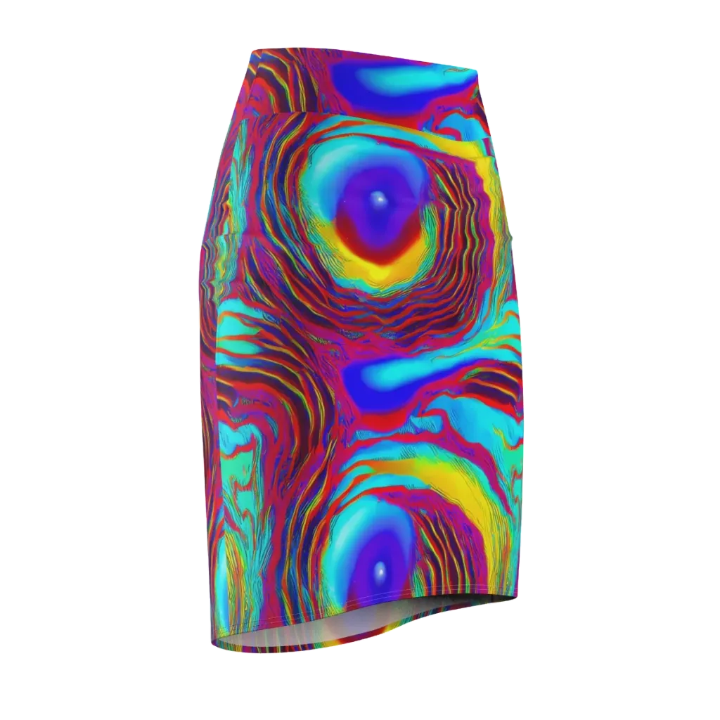 Kapoor Vortex on Pencil Skirt — Front Side