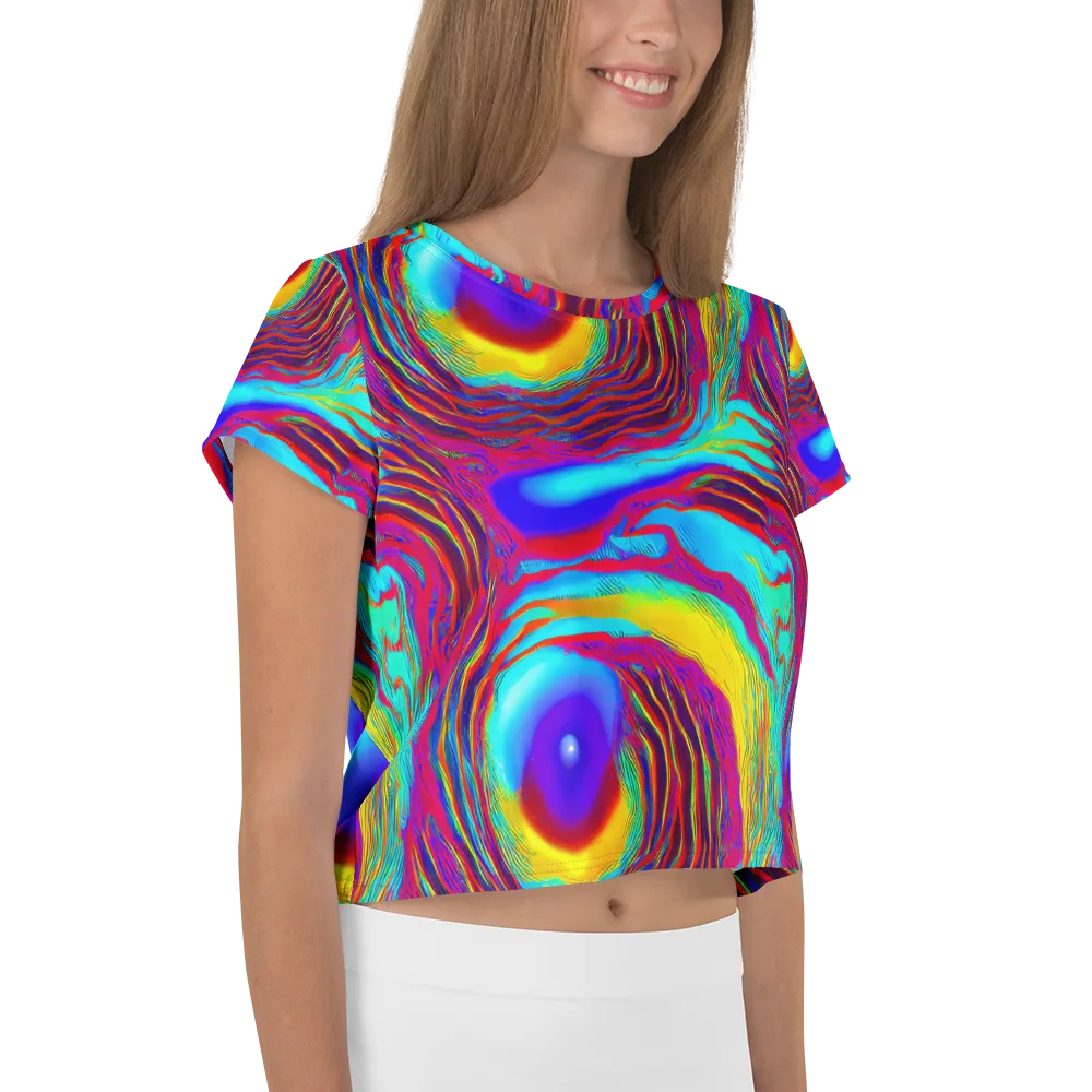 Kapoor Vortex on Crop Tee — Right