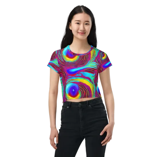 Kapoor Vortex on a Crop Tee