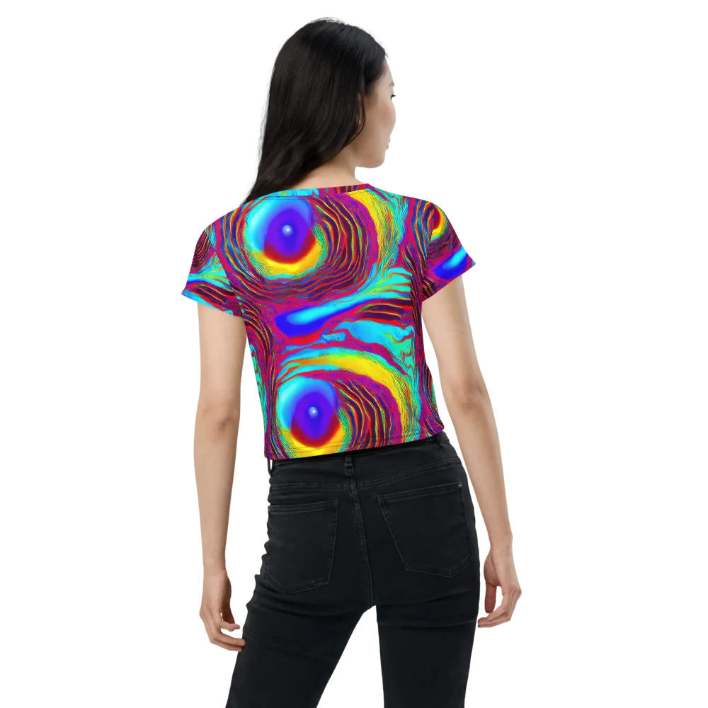 Kapoor Vortex on Crop Tee — Back