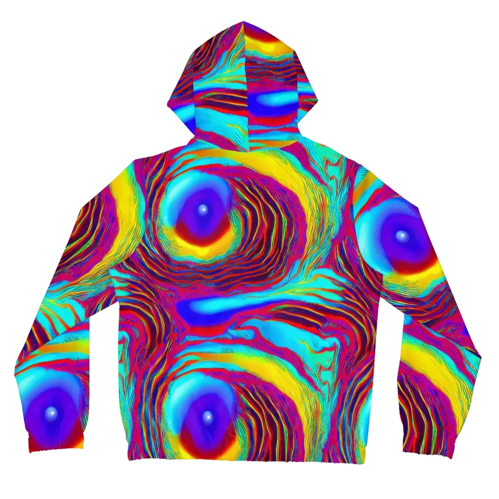 Kapoor Vortex on Women's Full-Zip Hoodie — Back