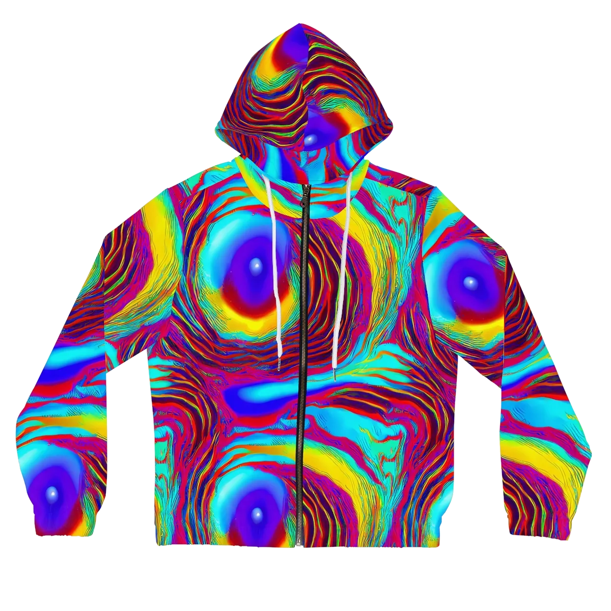 Kapoor Vortex on Women's Full-Zip Hoodie — Front