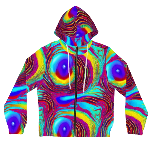 Kapoor Vortex on a Women's Full-Zip Hoodie