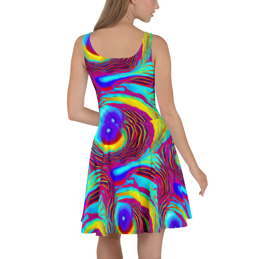 Kapoor Vortex on Skater Dress — Back