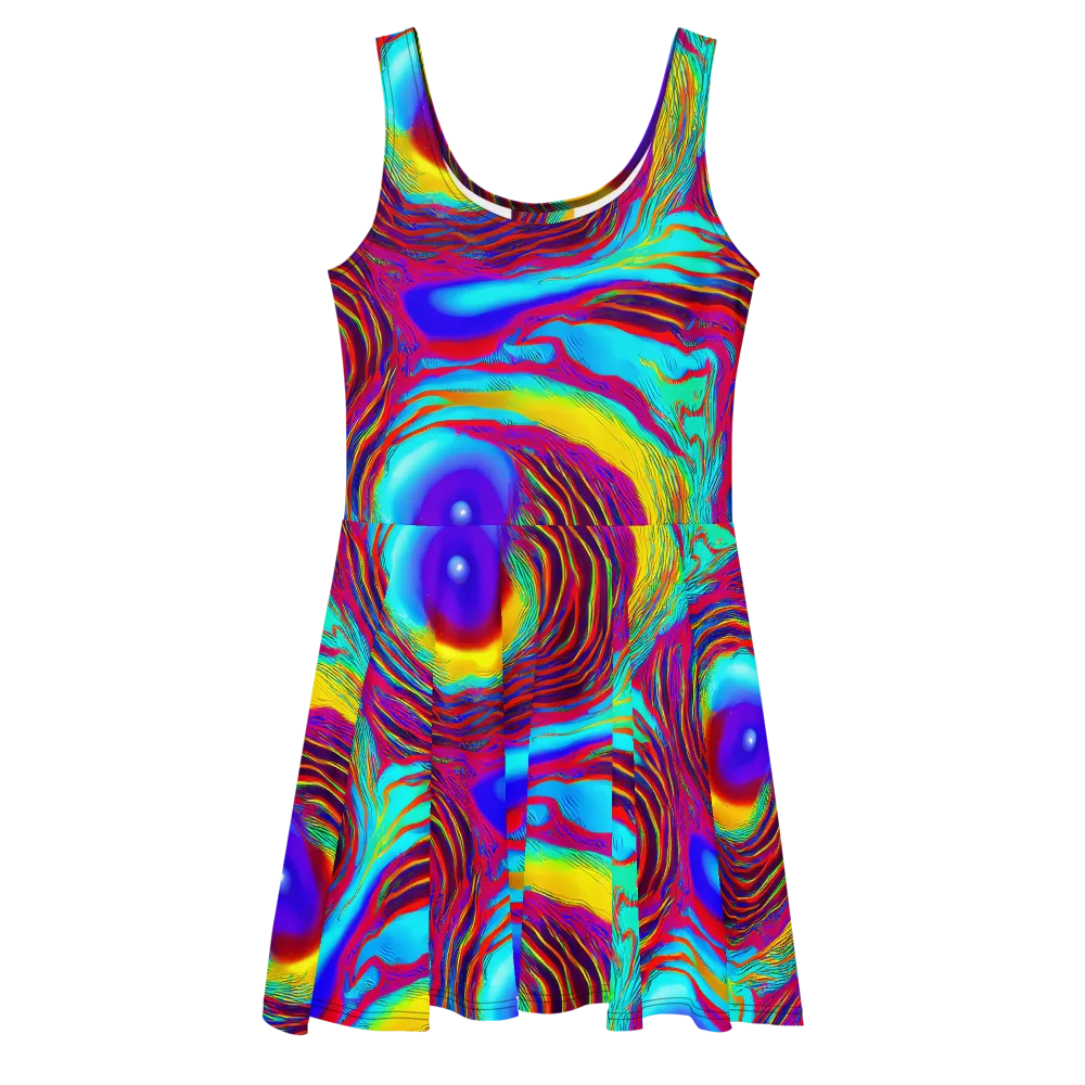 Kapoor Vortex on Skater Dress — Front