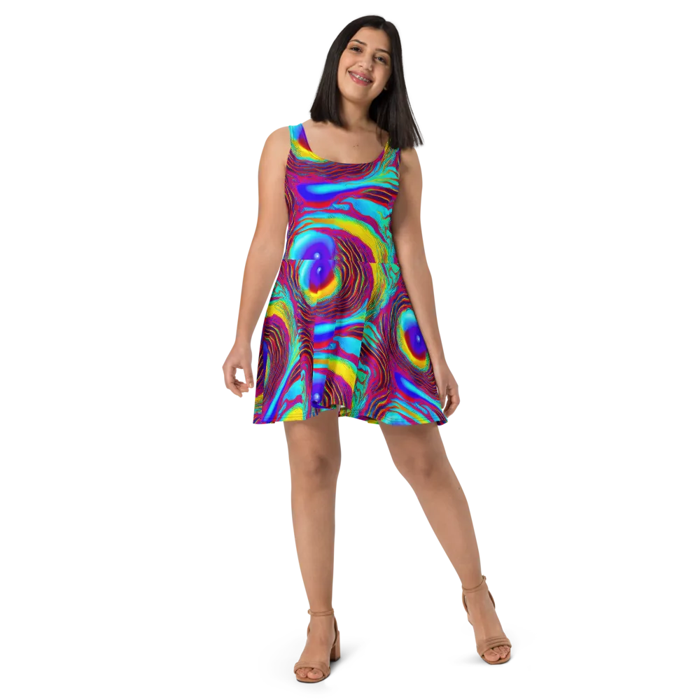 Kapoor Vortex on Skater Dress — Front