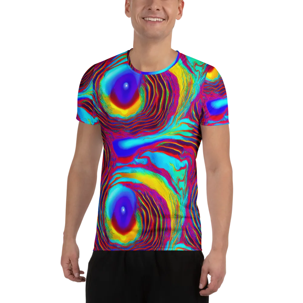 Kapoor Vortex on Men's Athletic T-Shirt — Front