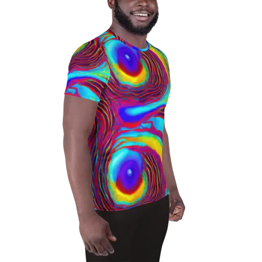 Kapoor Vortex on a Men's Athletic T-Shirt