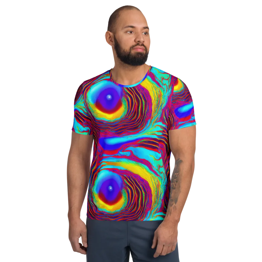 Kapoor Vortex on Men's Athletic T-Shirt — Front