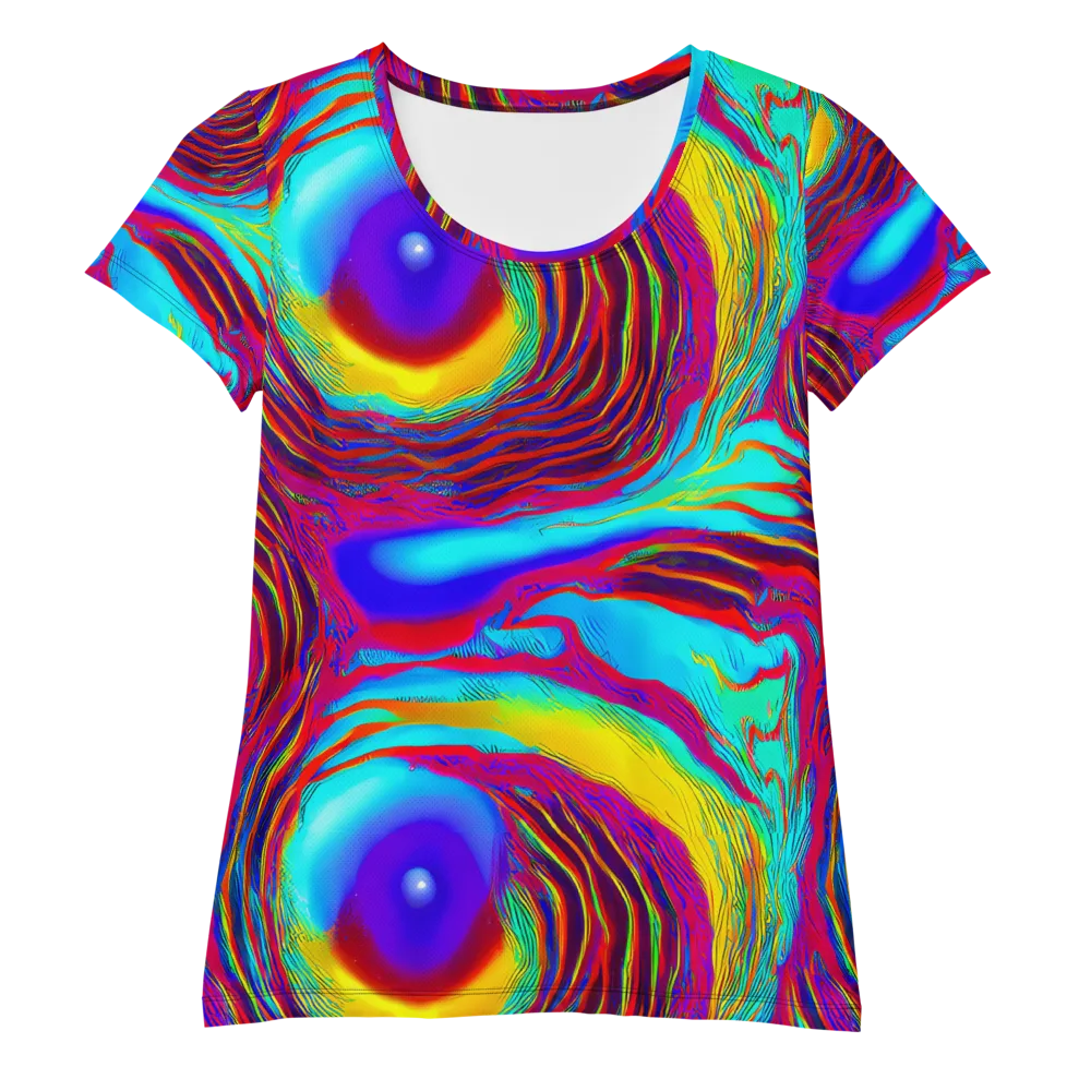Kapoor Vortex on Women's Athletic T-Shirt — Front