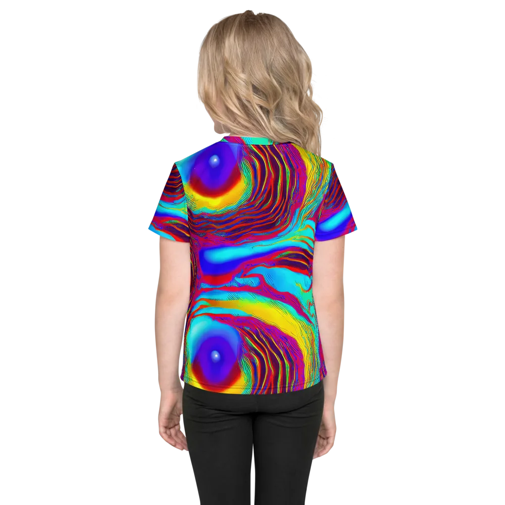 Kapoor Vortex on Kids Crew Neck T-Shirt — Back