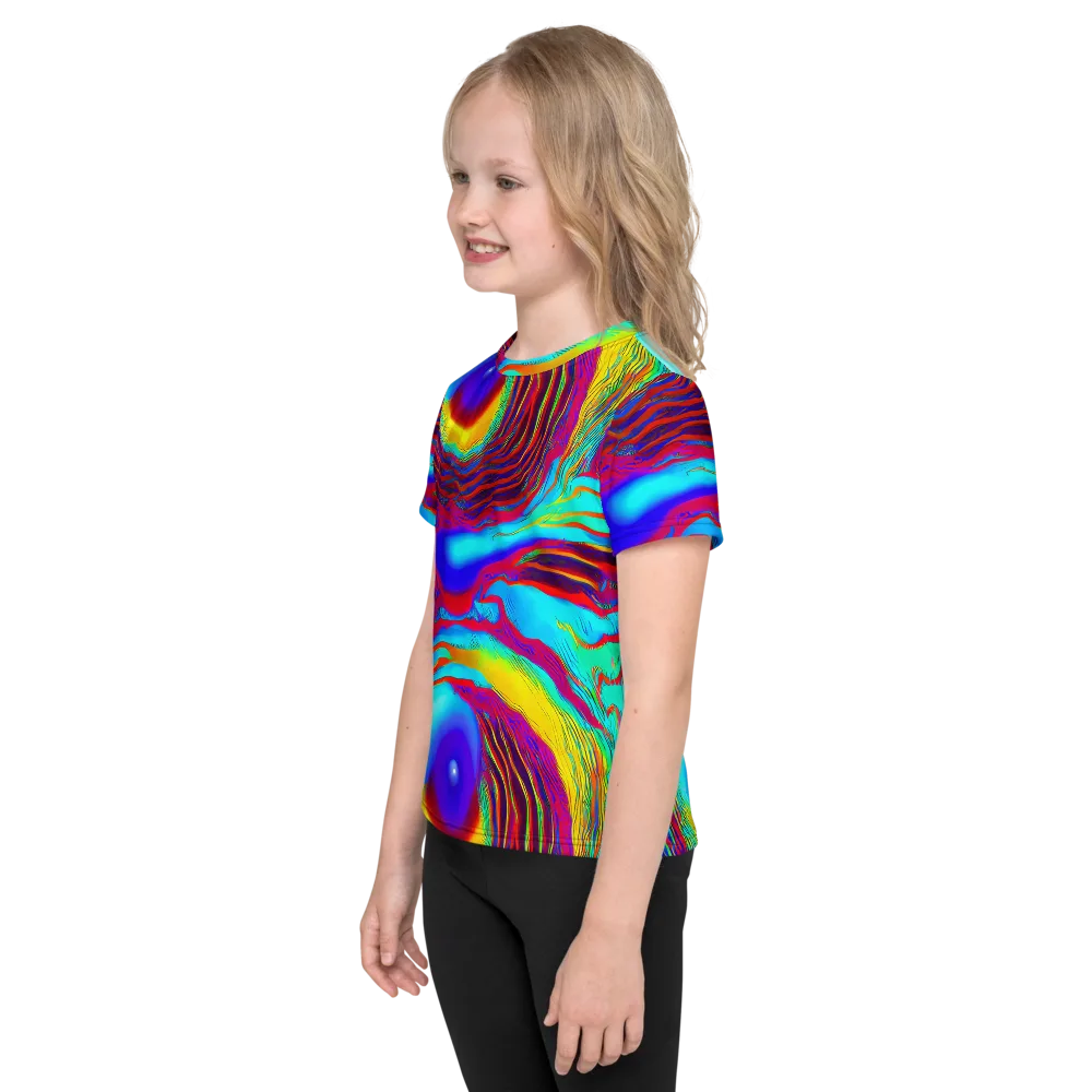 Kapoor Vortex on Kids Crew Neck T-Shirt — Left