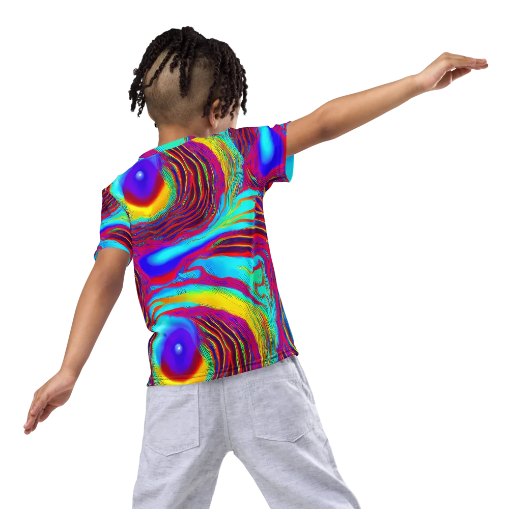 Kapoor Vortex on Kids Crew Neck T-Shirt — Back