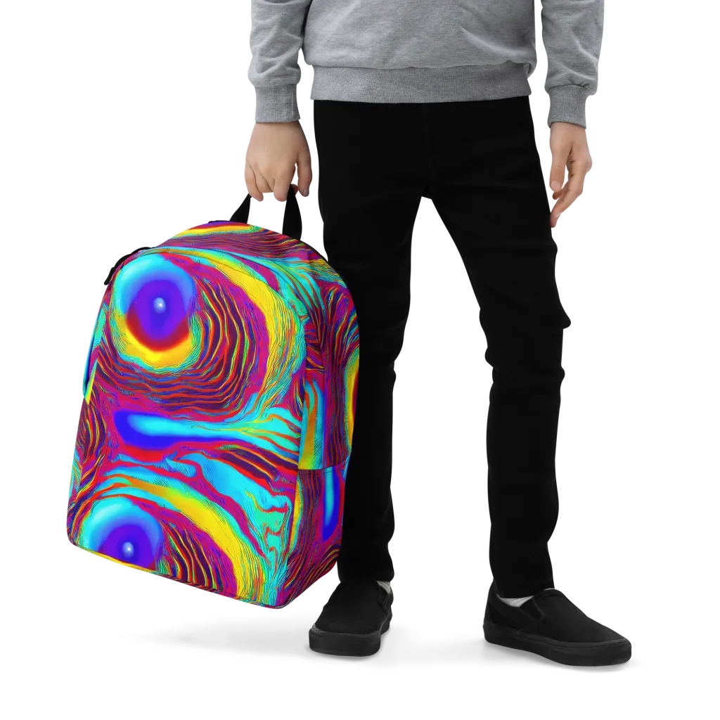 Kapoor Vortex on Minimalist Backpack — Zoomed-in