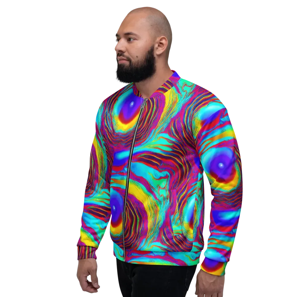 Kapoor Vortex on Bomber Jacket — Left