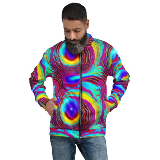 Kapoor Vortex on a Bomber Jacket