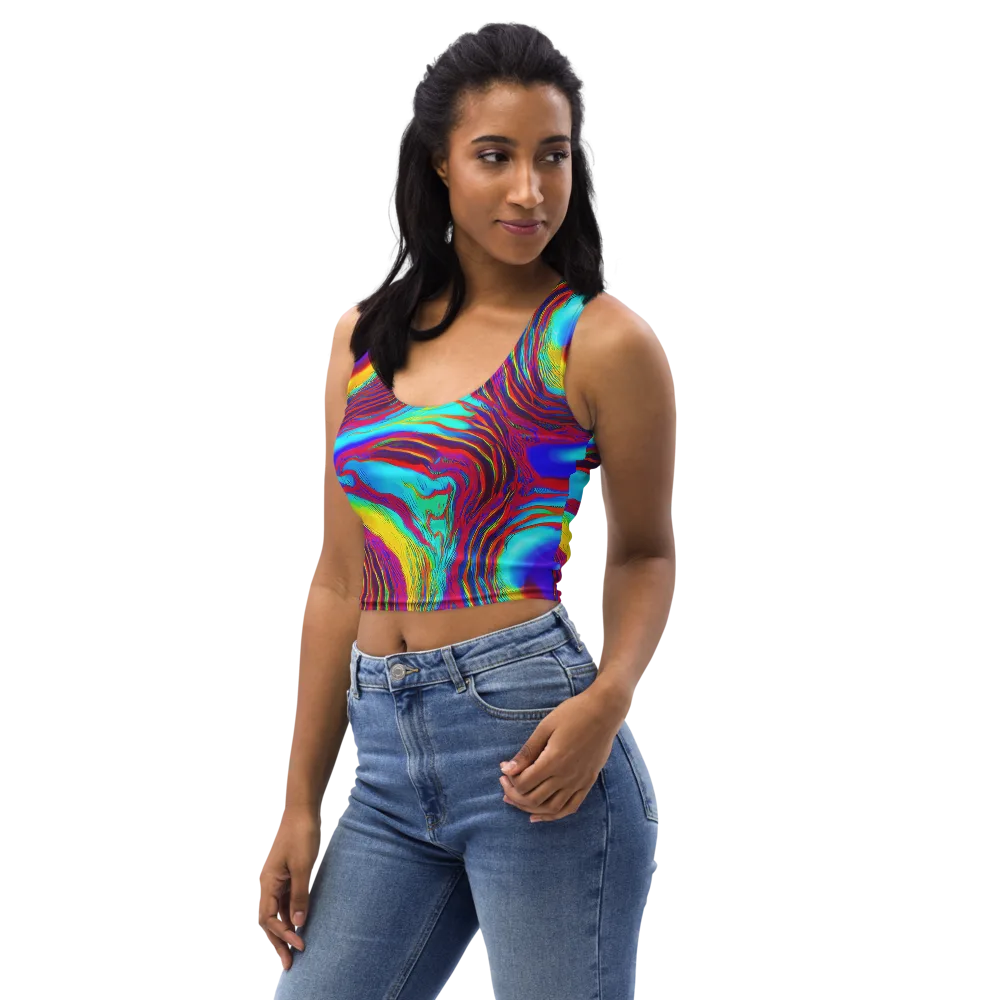 Kapoor Vortex on Crop Top — Left Front