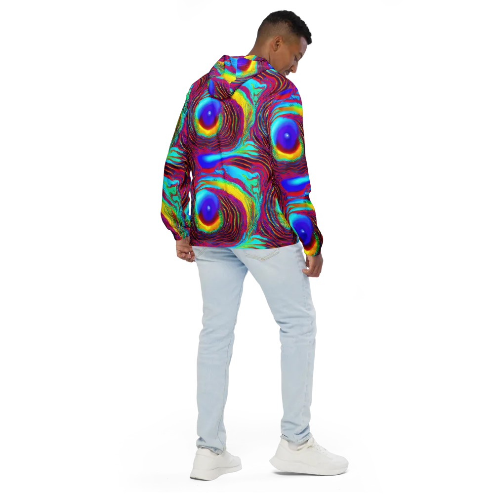 Kapoor Vortex on Men's Windbreaker — Back