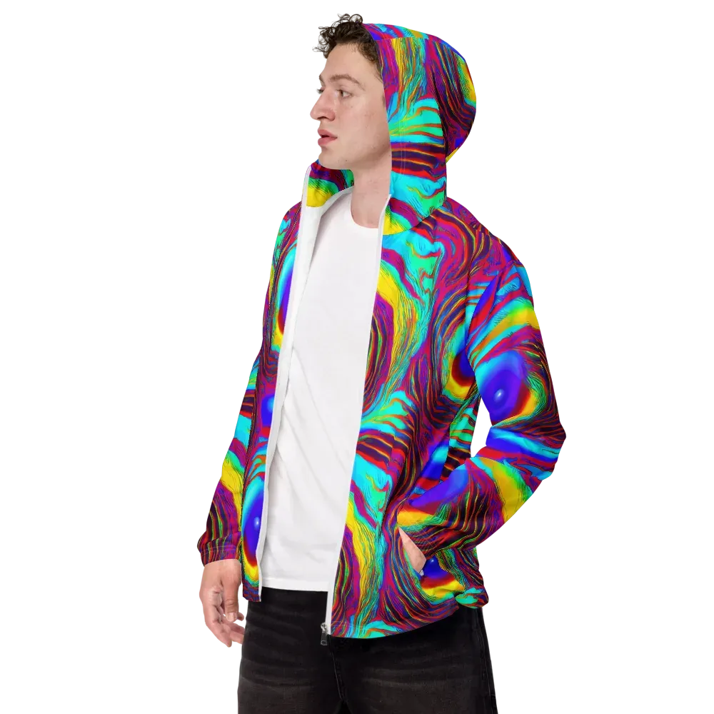 Kapoor Vortex on Men's Windbreaker — Left Front