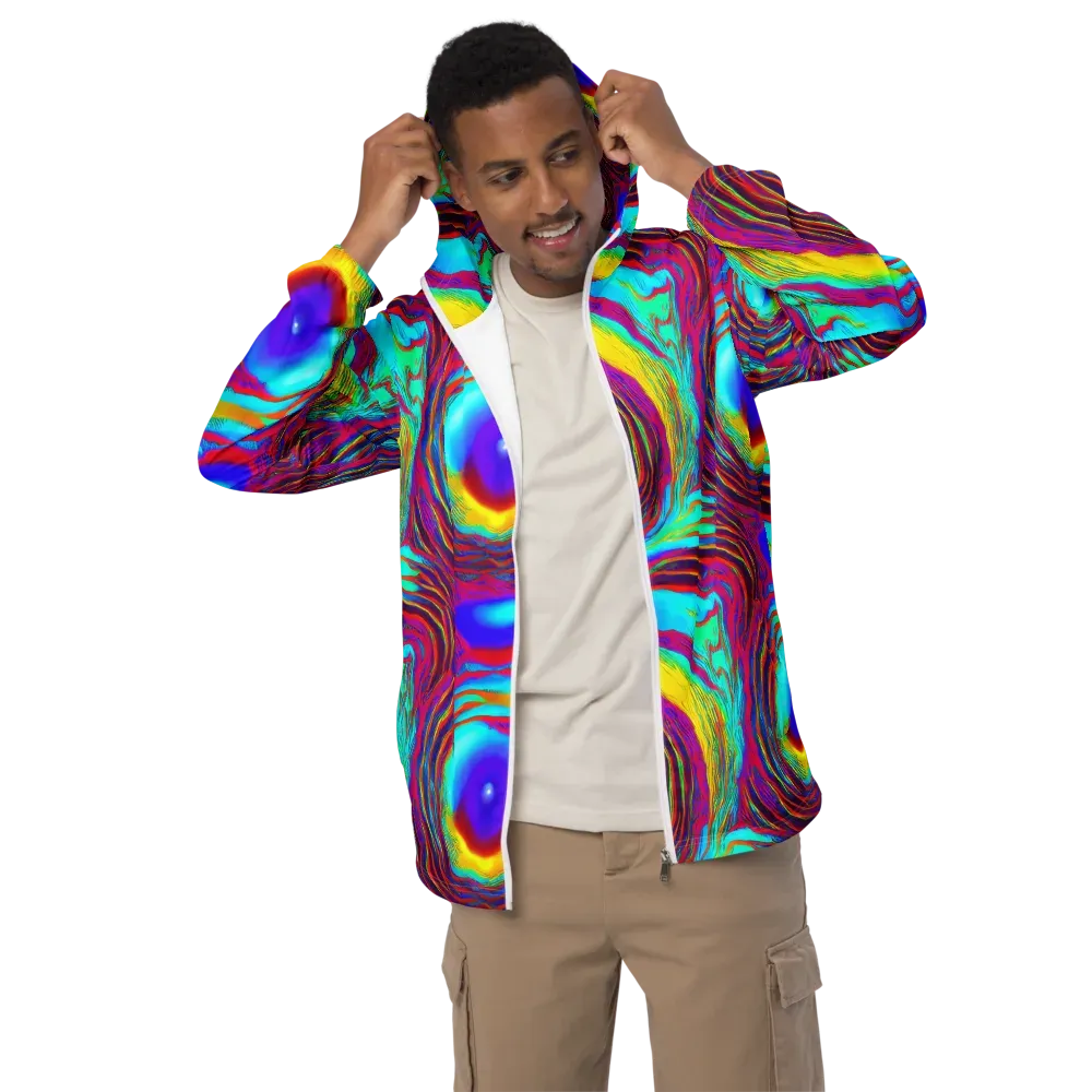 Kapoor Vortex on Men's Windbreaker — Front