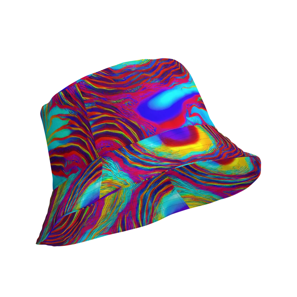 Kapoor Vortex on Reversible Bucket Hat — Product details Outside