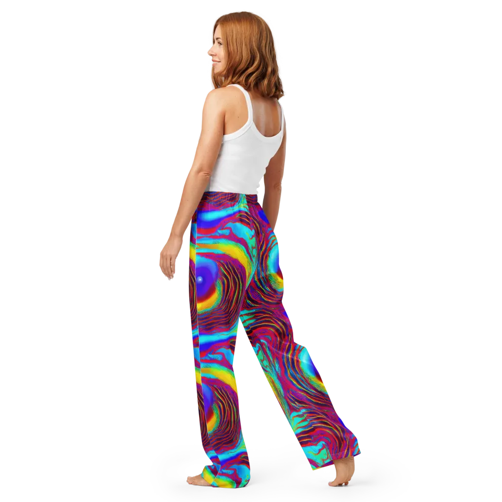 Kapoor Vortex on Women's Pajama Pants — Back
