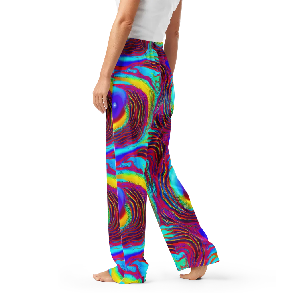 Kapoor Vortex on Women's Pajama Pants — Left