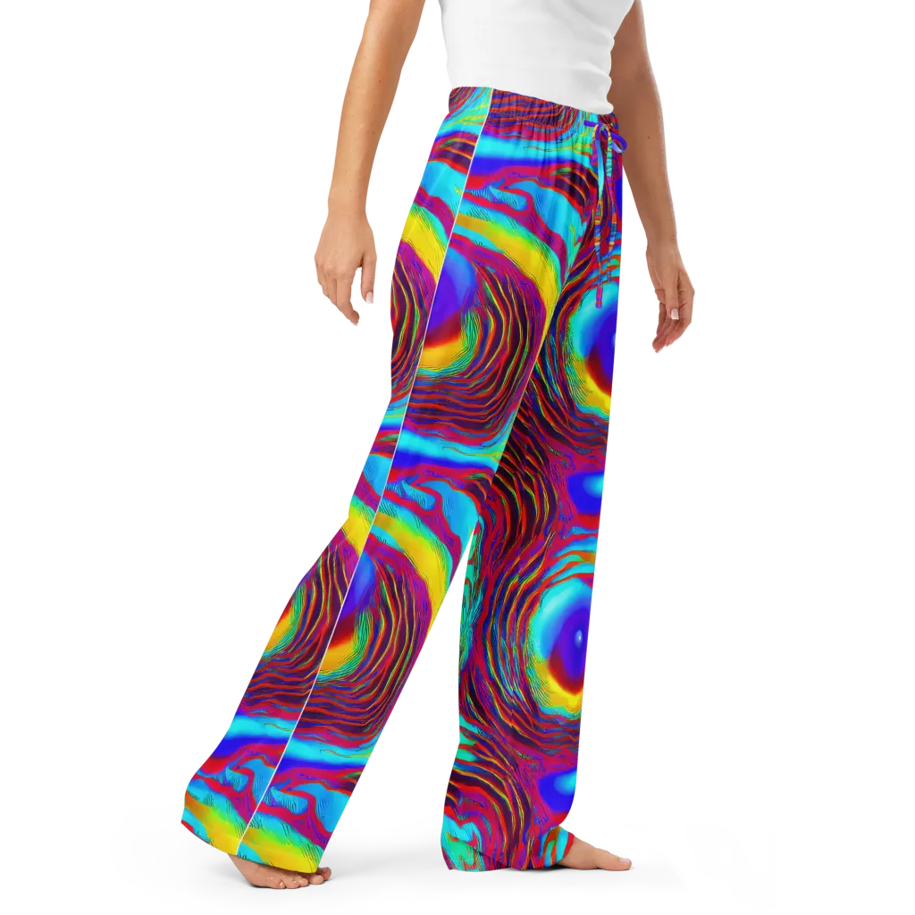 Kapoor Vortex on Women's Pajama Pants — Right Front