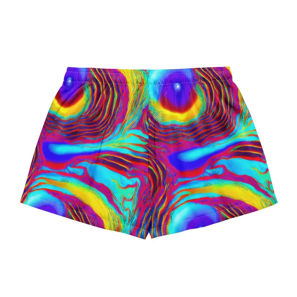 Kapoor Vortex on Women's Pajama Shorts — Back