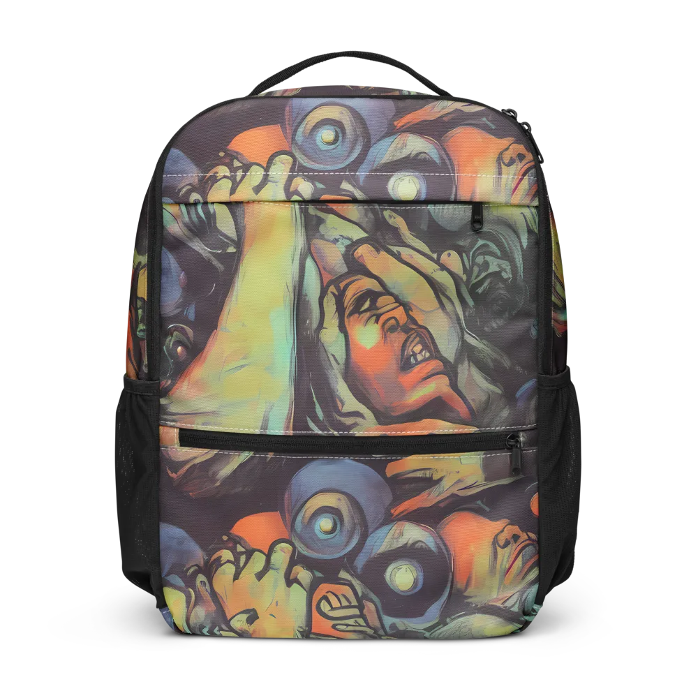 Cosmic Scream on Utility Backpack — Front