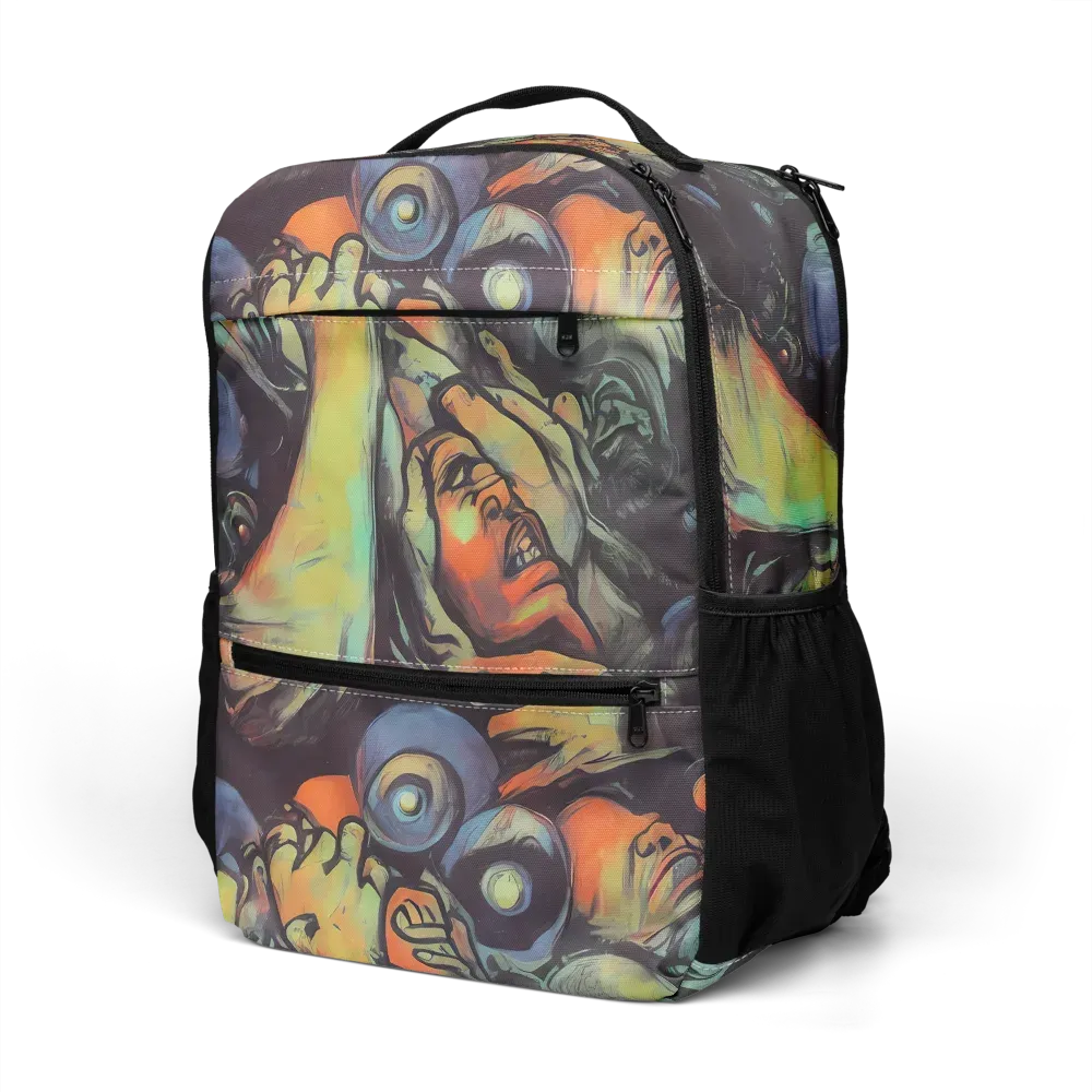 Cosmic Scream on Utility Backpack — Left Front