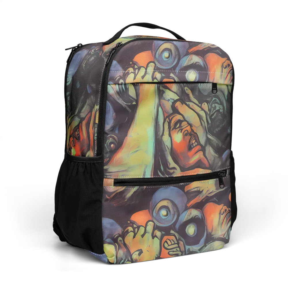 Cosmic Scream on Utility Backpack — Right Front