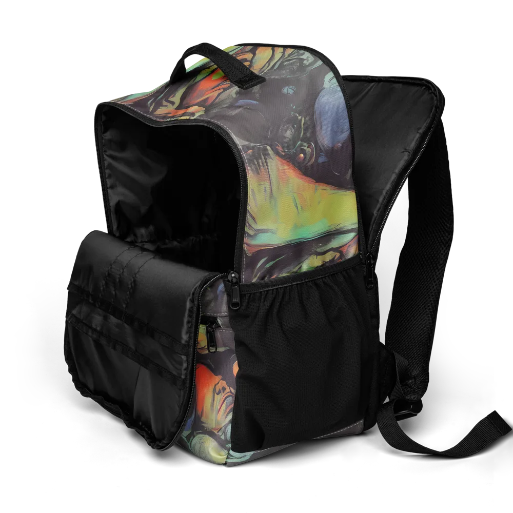 Cosmic Scream on Utility Backpack — Product details 2