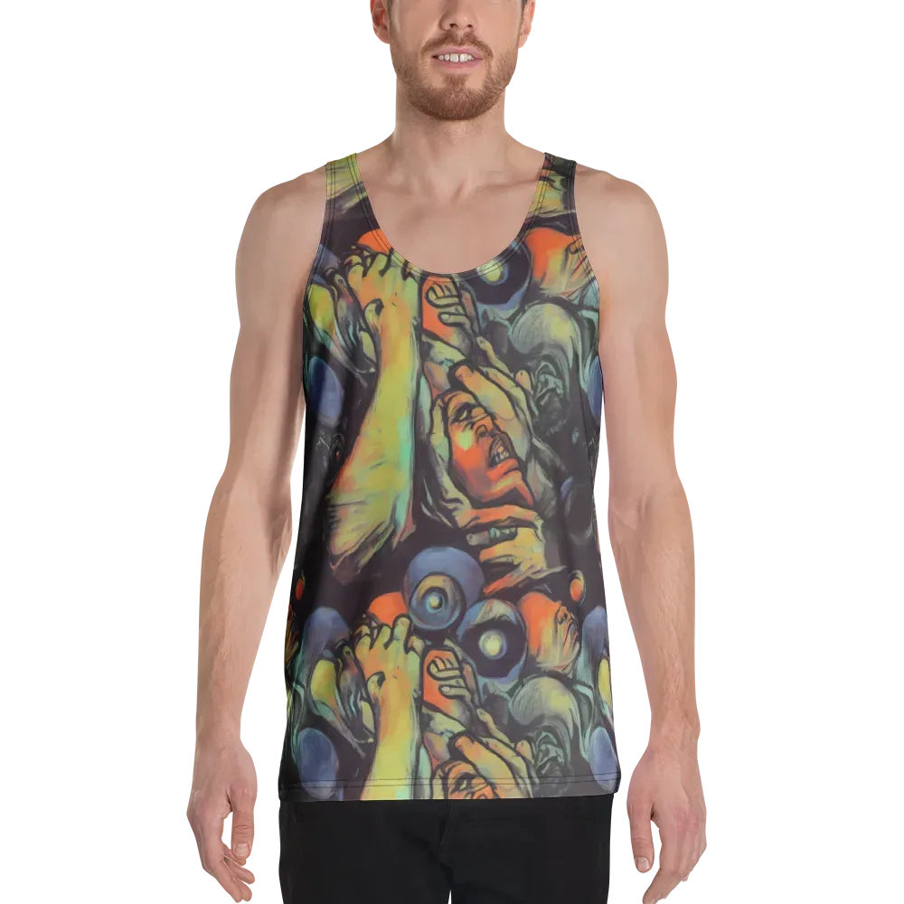 Cosmic Scream on Men's Tank Top — Front