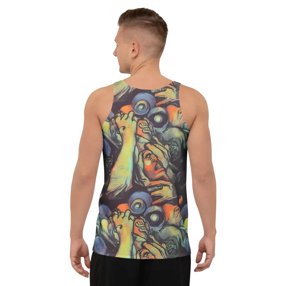 Cosmic Scream on Men's Tank Top — Back