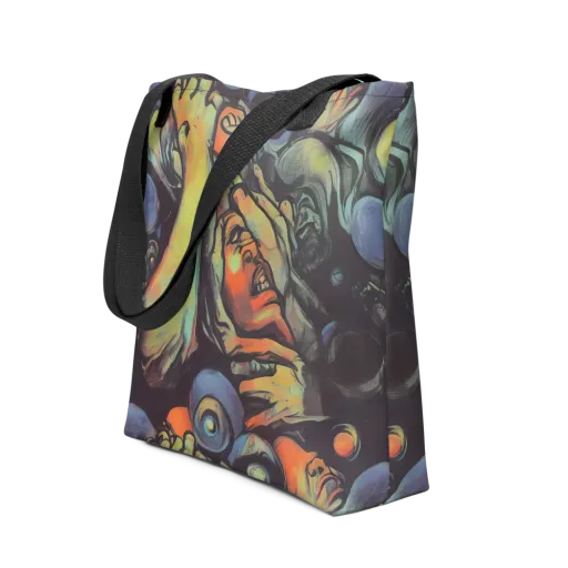 Cosmic Scream on a Tote Bag