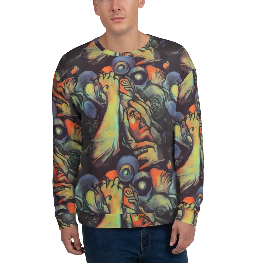 Cosmic Scream on Sweatshirt — Front