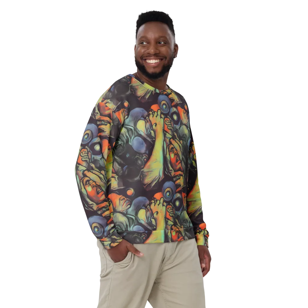 Cosmic Scream on Sweatshirt — Front